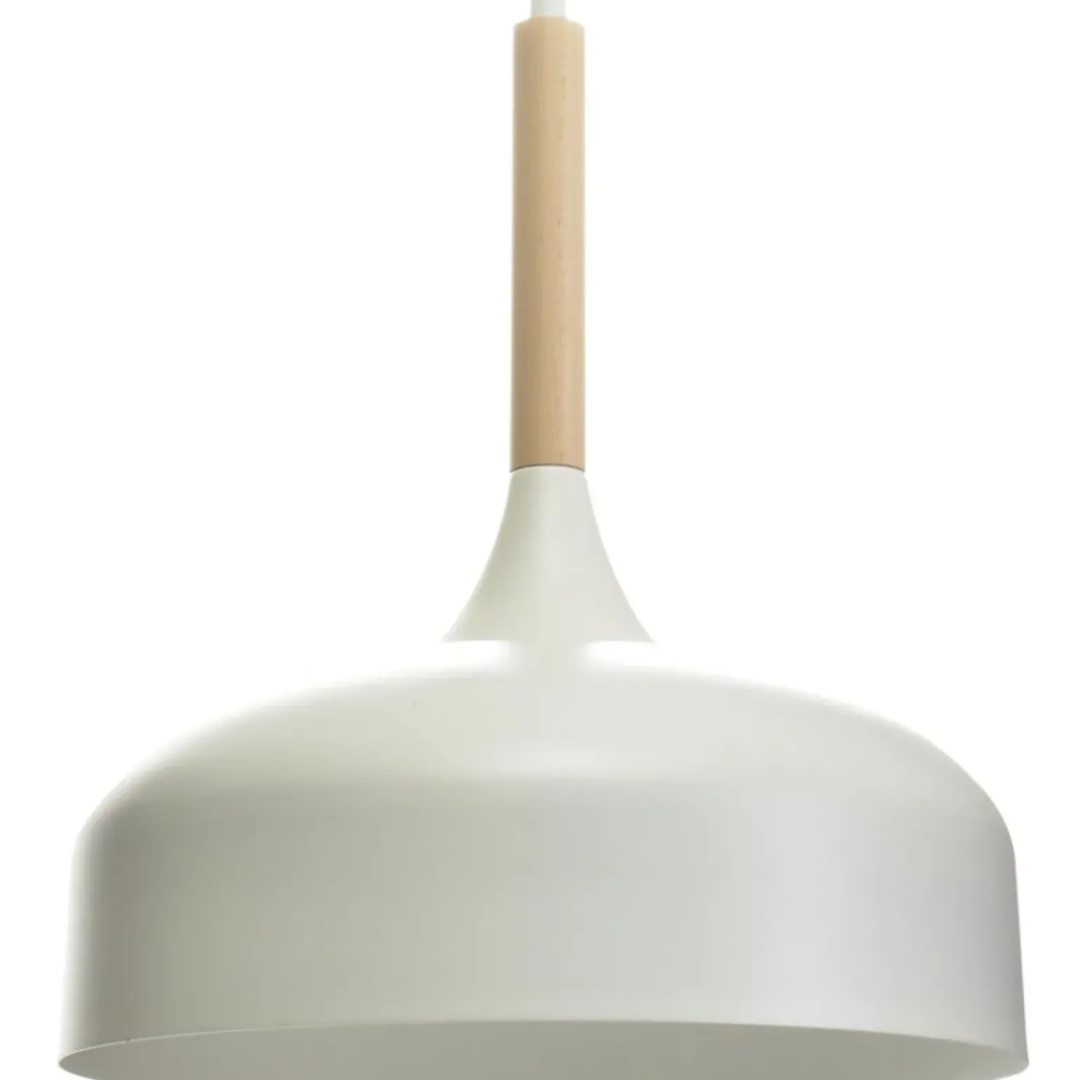 Best Sale Biała lampa wisząca z metalowym kloszem MLP6217 z serii TAYLOR | Kaja Oświetleni Żyrandole Nowoczesne