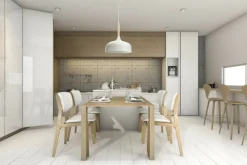 Best Sale Biała lampa wisząca z metalowym kloszem MLP6217 z serii TAYLOR | Kaja Oświetleni Żyrandole Nowoczesne