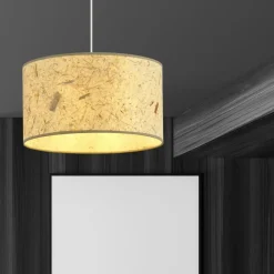 New Biała lampa wisząca z nietypowym abażurem 1150/1 ASTON | Kaja Żyrandole Nowoczesne