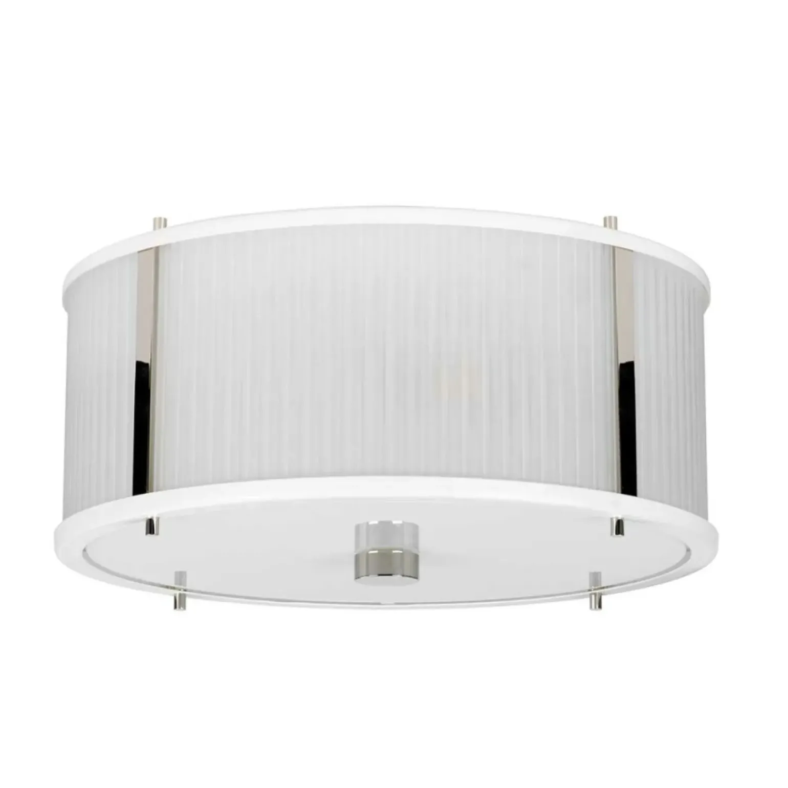 Shop Biała lampa wisząca ze szkłem DL-CORONA-3P-WPN z serii CORONA Żyrandole Nowoczesne