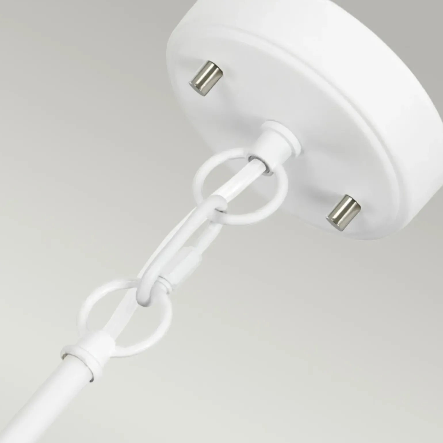 Shop Biała lampa wisząca ze szkłem DL-CORONA-3P-WPN z serii CORONA Żyrandole Nowoczesne