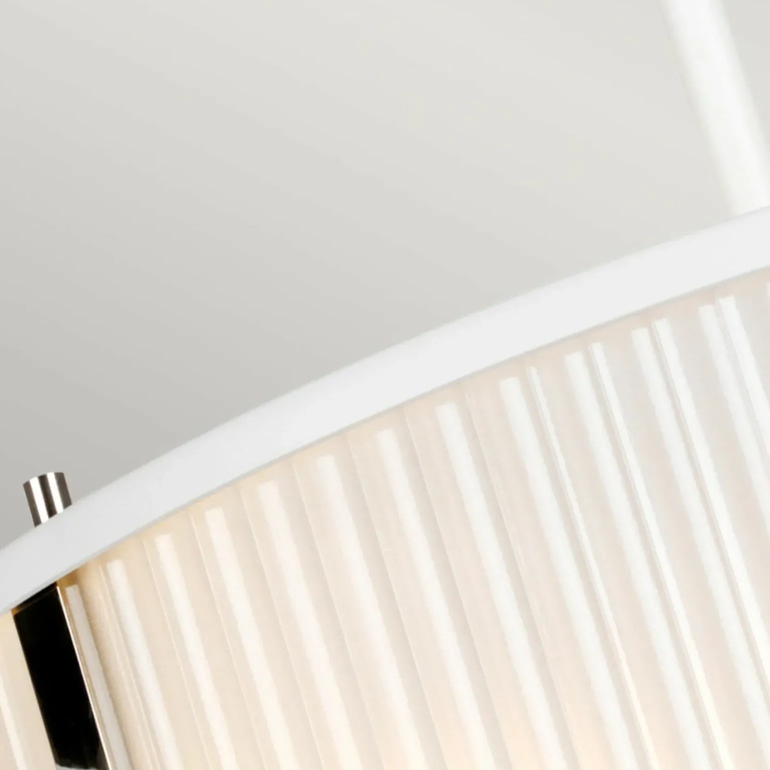 Shop Biała lampa wisząca ze szkłem DL-CORONA-3P-WPN z serii CORONA Żyrandole Nowoczesne