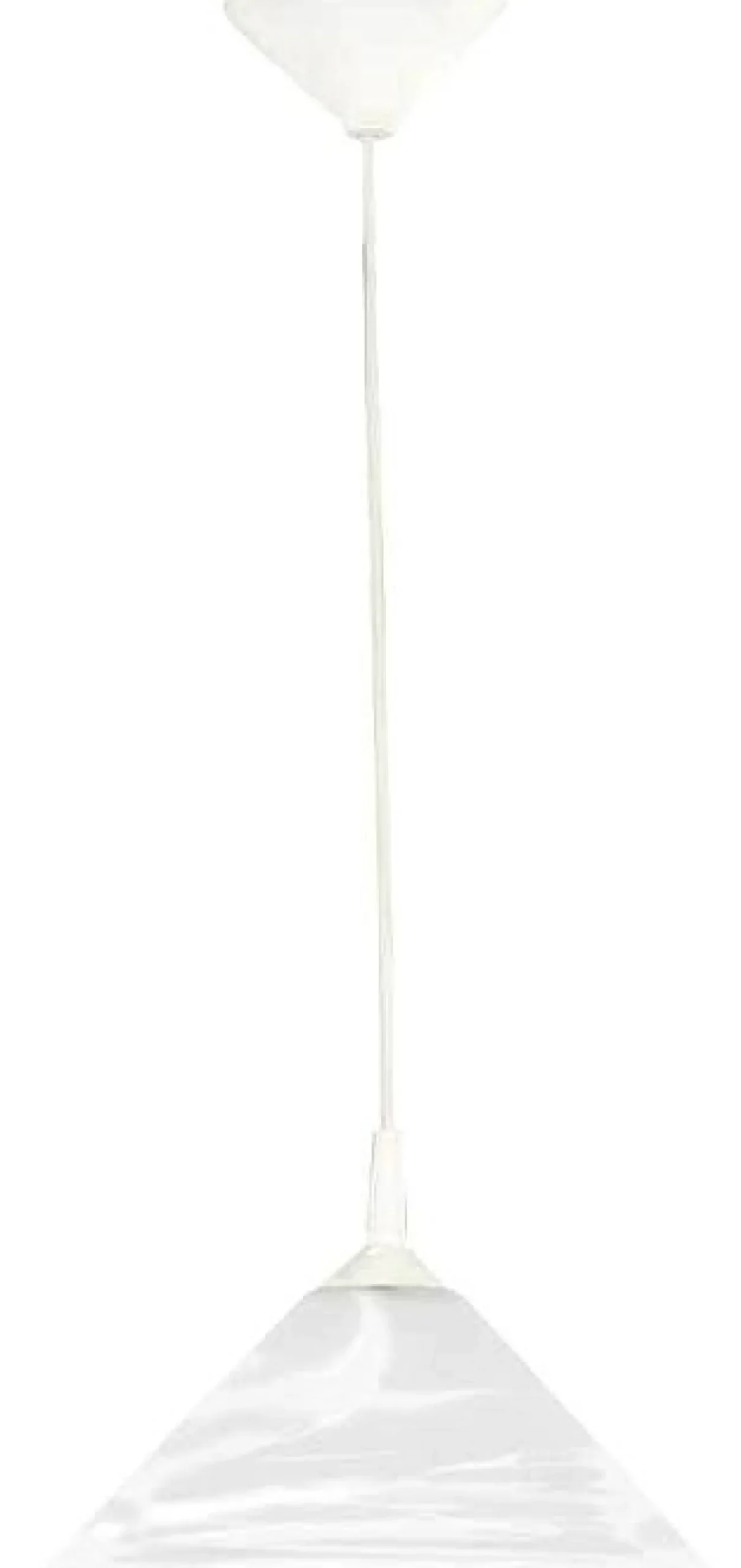 Sklep Kaja Biała lampa wisząca ze szklanym kloszem AL 11850 | Kaja