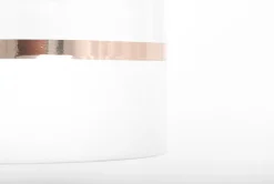 Sklep Kaja Biała lampa wisząca ze złotymi dekoracjami K-5210 z serii VICTORIA