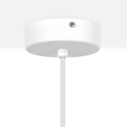 Sklep Kaja Biała lampa wisząca ze złotymi dekoracjami K-5210 z serii VICTORIA