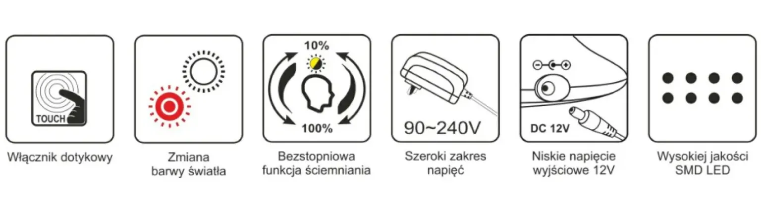 Sklep Kaja Biała lampka biurkowa, regulowana wysokość K-BL1528 BIAŁY z serii LOLEK