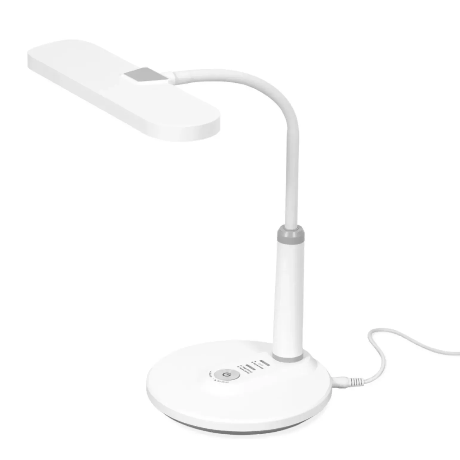 Sklep Kaja Biała lampka biurkowa, ruchome ramię K-BL1185 BIAŁY z serii DAFI