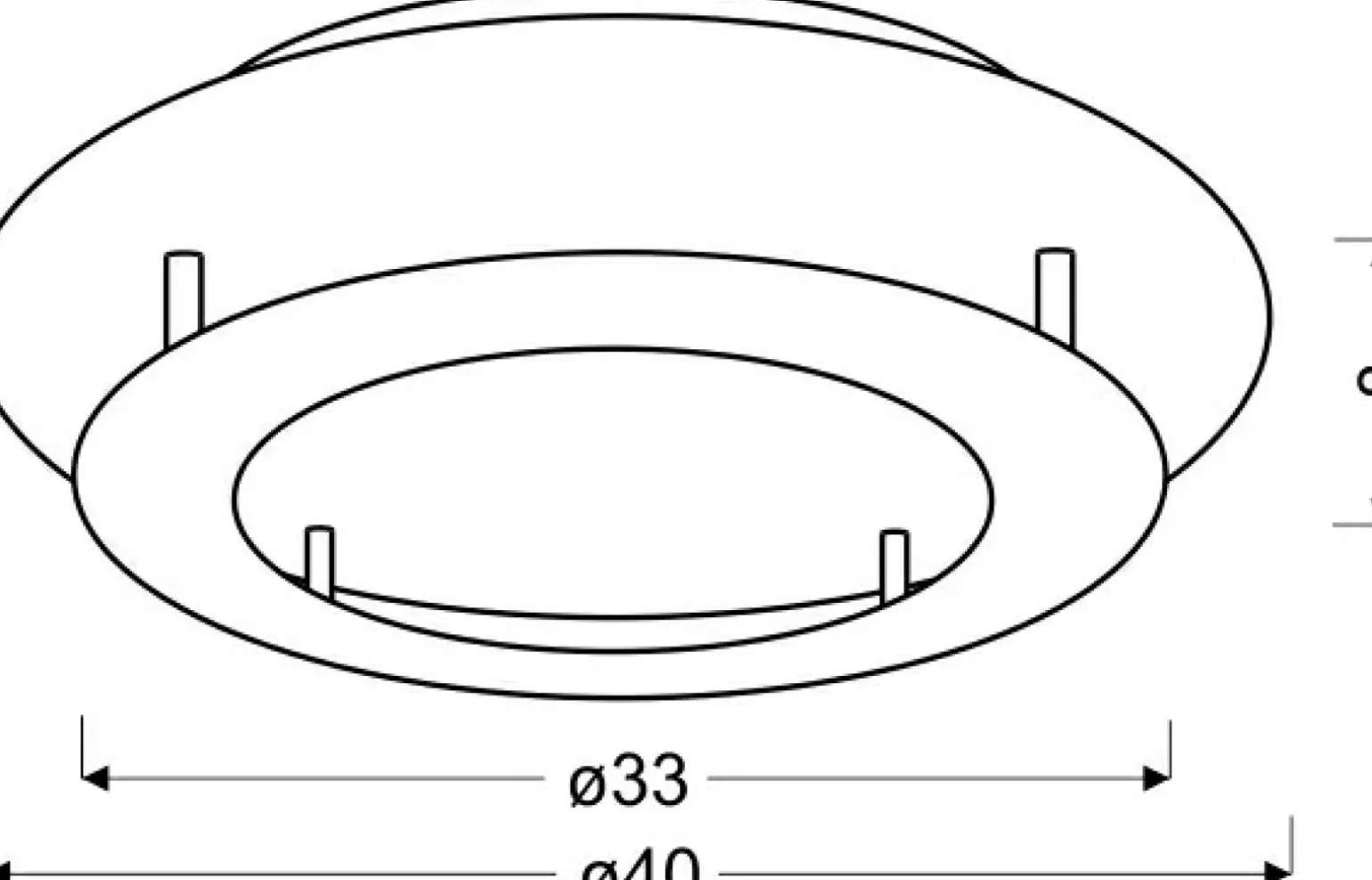 Sklep Kaja Biała, ledowa lampa sufitowa ⌀40cm 3000K 98-66183 MERLE | Kaja