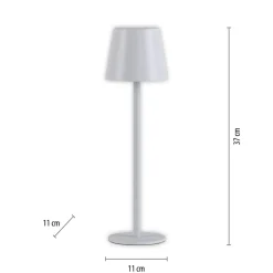 Sklep Kaja Biała, ledowa lampka na szafkę nocną 19250-16 EURIA | Kaja Oświetlenie