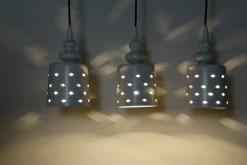 Sklep Kaja Biała listwa sufitowa z 3 zwisami 33-51943 HAMP | Kaja Oświetlenie