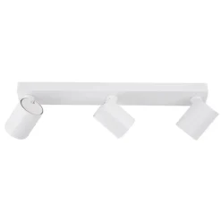 Store Biała listwa sufitowa z reflektorami LP-731/3W WH SNOW | Kaja Żyrandole Nowoczesne
