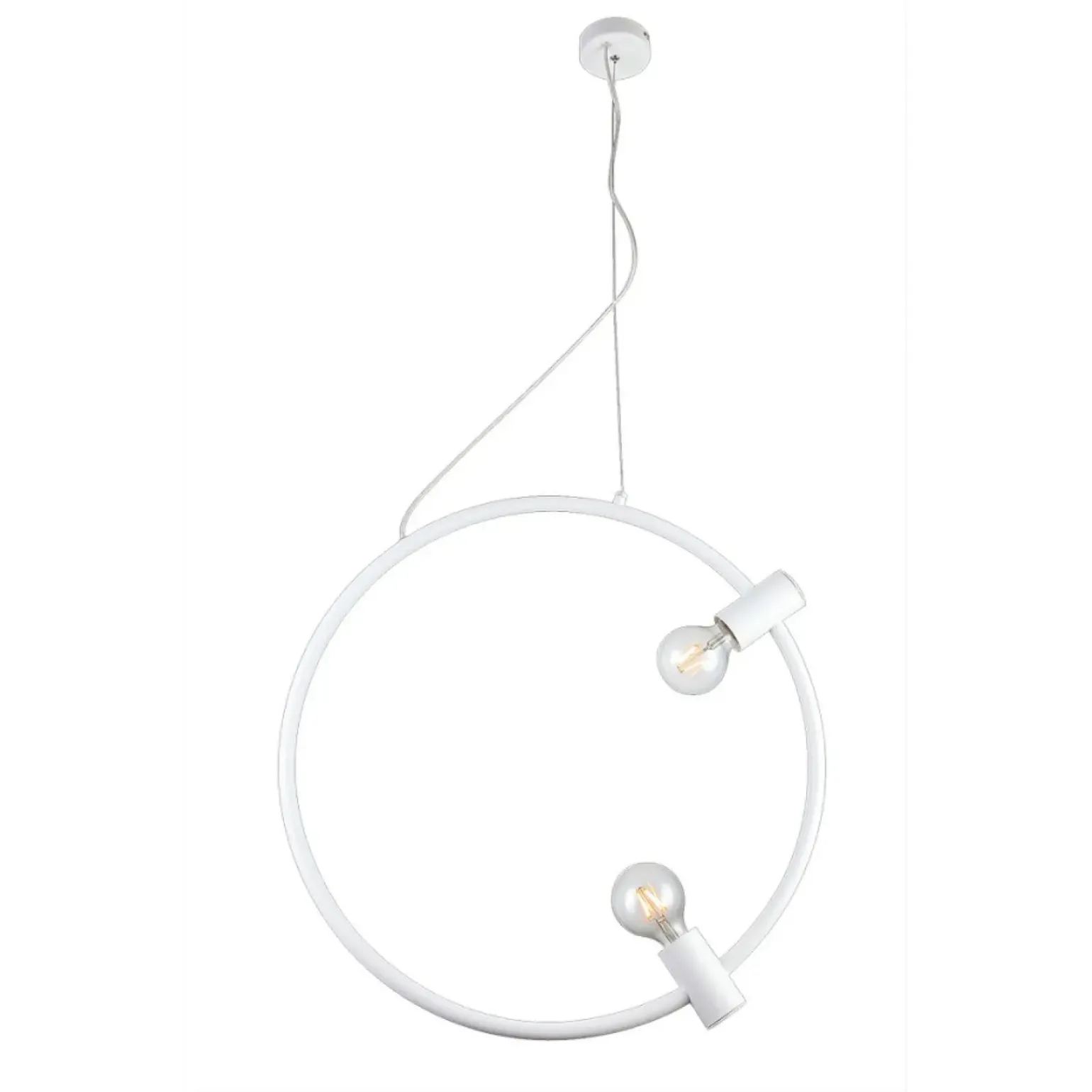 Best Sale Biała minimalistyczna lampa wisząca AZ3354 ORSOLA | Kaja Oświetlenie Żyrandole Nowoczesne