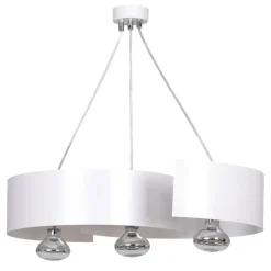 Hot Biała, nietuzinkowa lampa wisząca do kuchni 306/3 VIXON | Kaja Żyrandole Nowoczesne