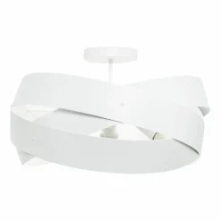 Clearance Biała, nowoczesna lampa sufitowa do salonu ZM 1115 z serii TORNADO Żyrandole Nowoczesne