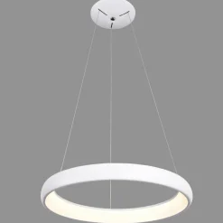 Store Biała obręcz wisząca LED ⌀51cm 5280-840RP-WH-3 ALESSIA | Kaja Żyrandole Nowoczesne