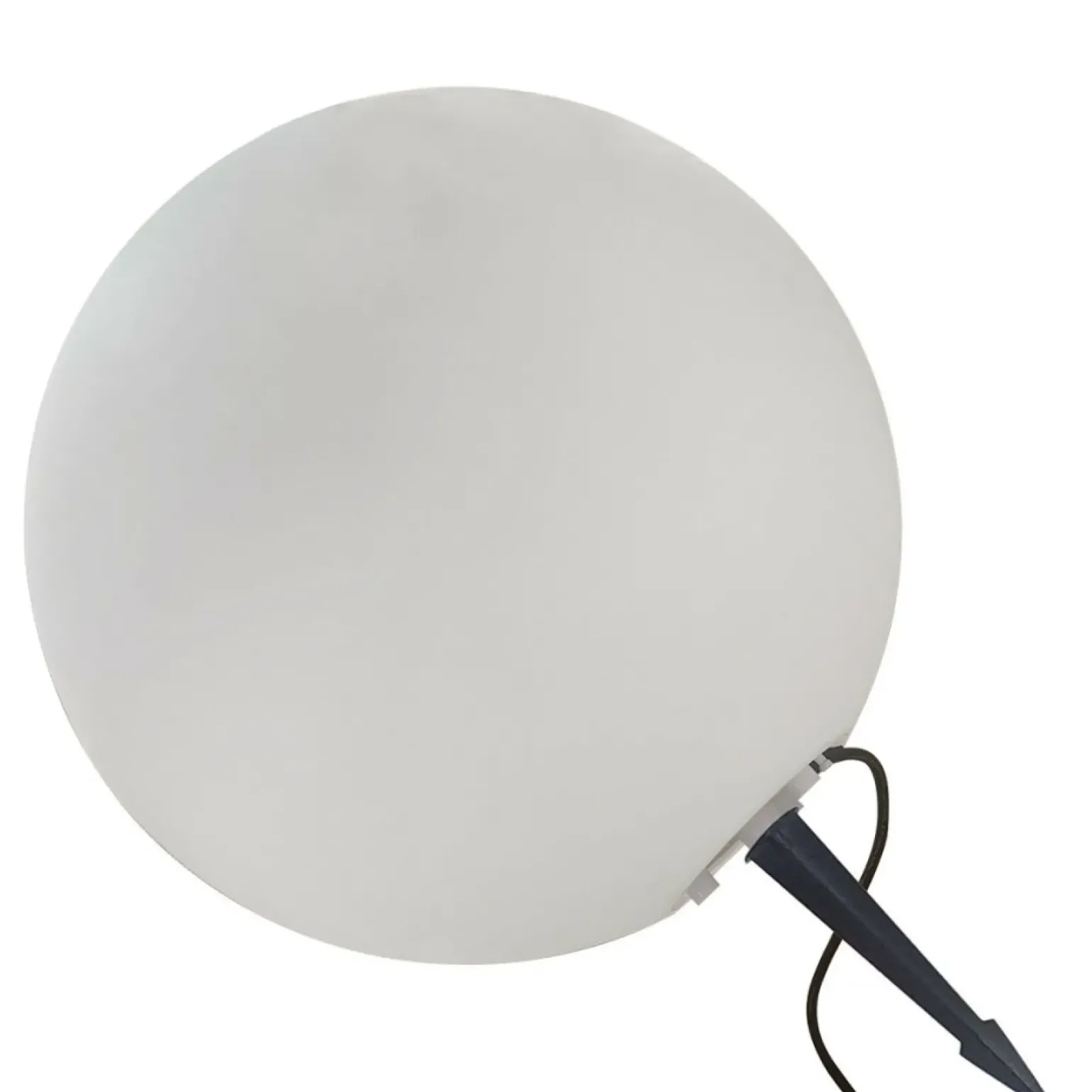 Sklep Kaja Biała, ogrodowa kula świecąca ⌀40cm LP-JH-1095-450 GAJA | Kaja