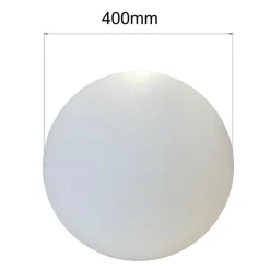 Sklep Kaja Biała, ogrodowa kula świecąca ⌀40cm LP-JH-1095-450 GAJA | Kaja