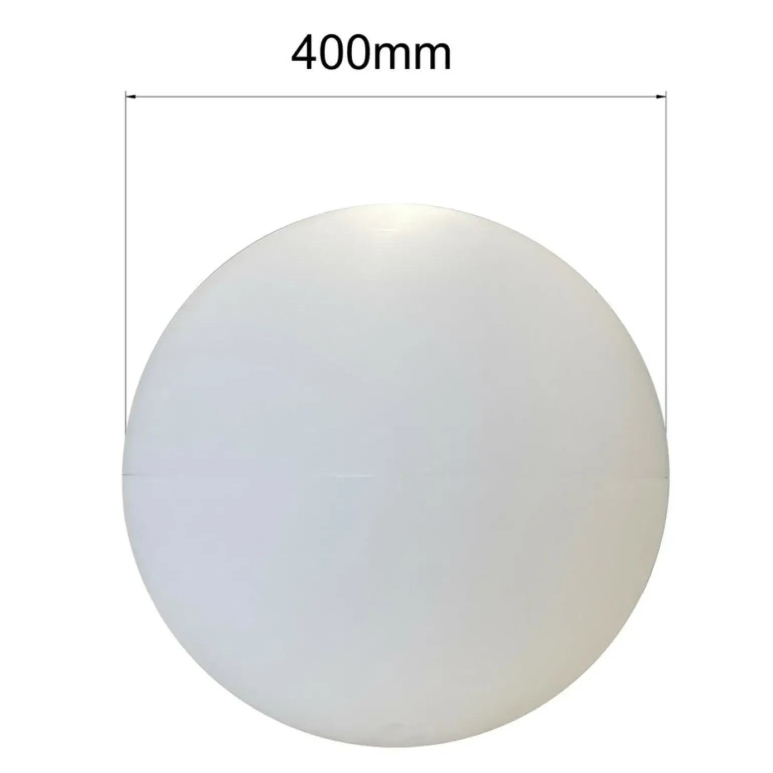 Sklep Kaja Biała, ogrodowa kula świecąca ⌀40cm LP-JH-1095-450 GAJA | Kaja