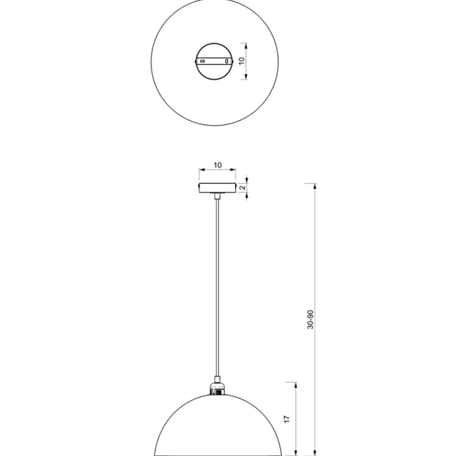 Store Biała, okazała lampa wisząca ze złotym wnętrzem MLP7897 z serii BETA | Kaja Oświ Żyrandole Nowoczesne