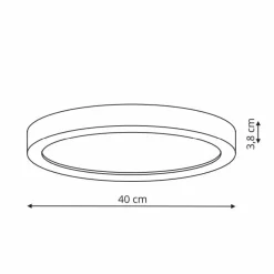 Sklep Kaja Biała, okrągła, ledowa lampa ⌀40 LP-2526/1C-40 WH LORIA | Kaja