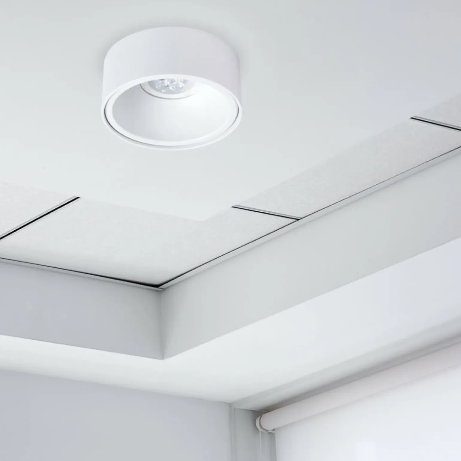 Sklep Kaja Biała oprawa podtynkowa, do korytarza ML0053 z serii BALI ROUND | Kaja Oświetlen