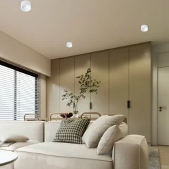 Sklep Kaja Biała oprawa podtynkowa, do korytarza ML0053 z serii BALI ROUND | Kaja Oświetlen