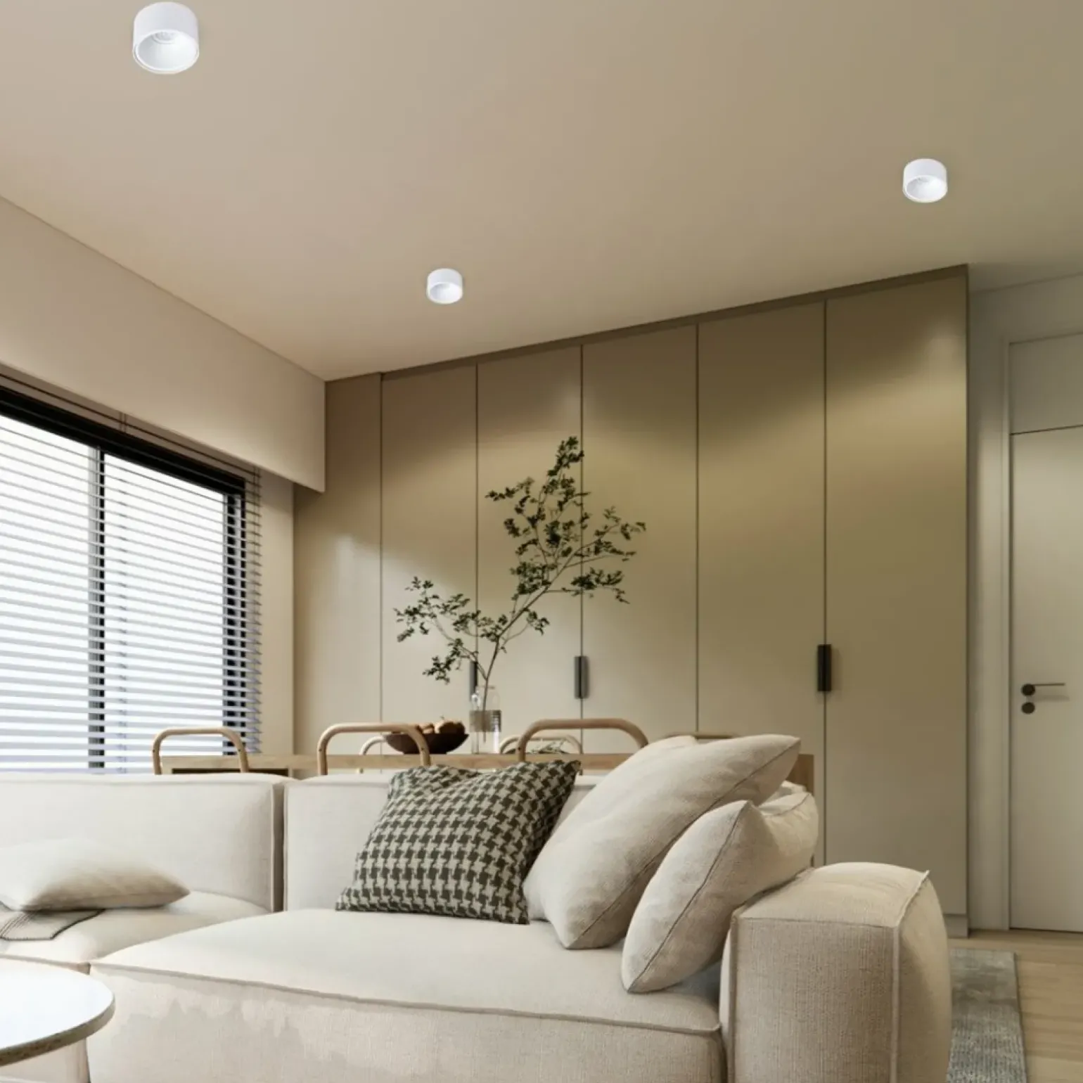 Sklep Kaja Biała oprawa podtynkowa, do korytarza ML0053 z serii BALI ROUND | Kaja Oświetlen