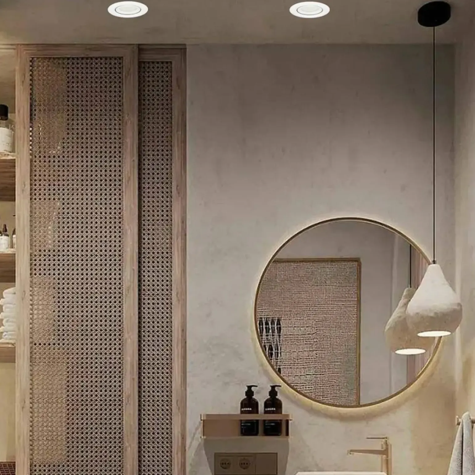 Sklep Kaja Biała oprawa podtynkowa GU10 LP-4425/1RM WH LAGOS | Kaja Oświetlenie