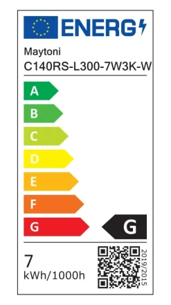 Sklep Kaja Biała oprawa podtynkowa LED C140RS-L300-7W3K-W z serii FOCUS T
