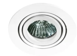 Sklep Kaja Biała oprawa podtynkowa, ruchome oczko wpustowe AZ0805 CARLO | Kaja