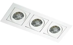 Sklep Kaja Biała, potrójna oprawa podtynkowa GU10/MR16 AZ0802 PACO | Kaja