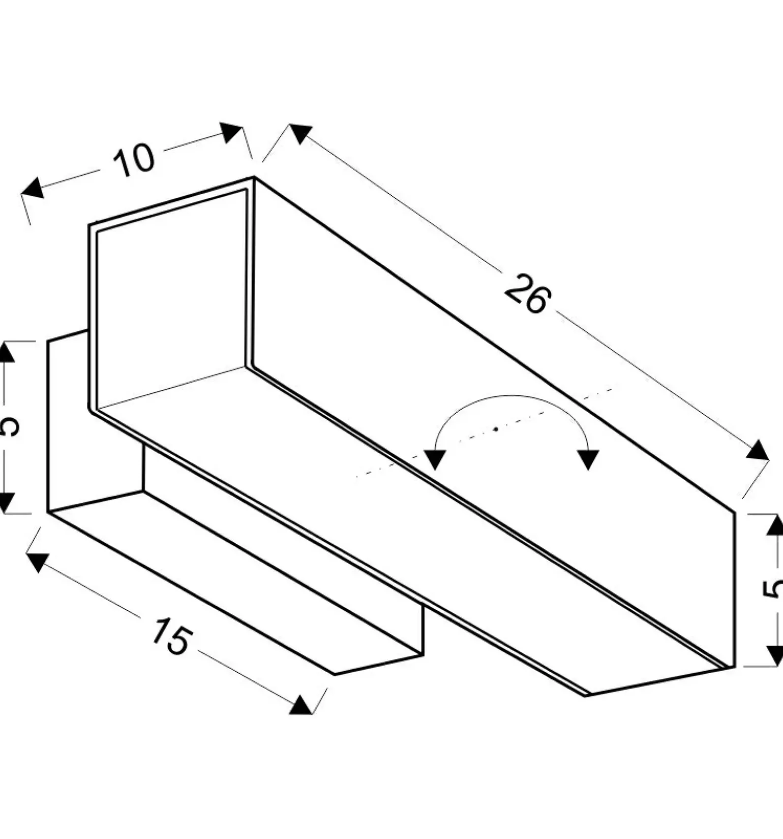 Sklep Kaja Biała, prosta, ledowa lampa ścienna 21-25814 z serii LANDER | Kaja