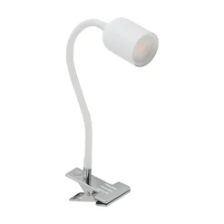 Sklep Kaja Biała, regulowana lampka biurkowa na klipsie TK 4559 z serii TOP