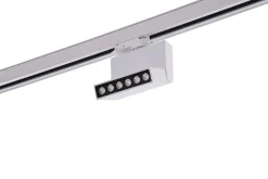 Sklep Kaja Biała ruchoma głowica LED do szynoprzewodu AZ3490 LEON | Kaja