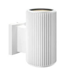 Sklep Kaja Biała, ryflowana lampa ścienna elewacyjna O419WL-01W z serii RANDO