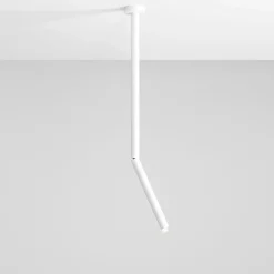 Best Biała wąska lampa sufitowa nad blat 1084PL_G_M STICK | Kaja Żyrandole Nowoczesne