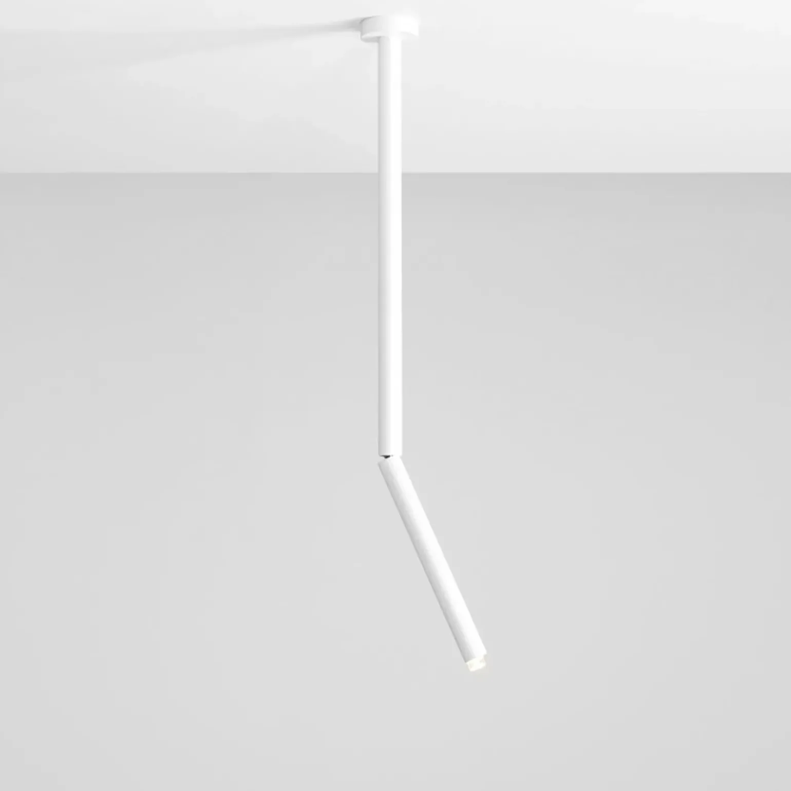 Best Biała wąska lampa sufitowa nad blat 1084PL_G_M STICK | Kaja Żyrandole Nowoczesne