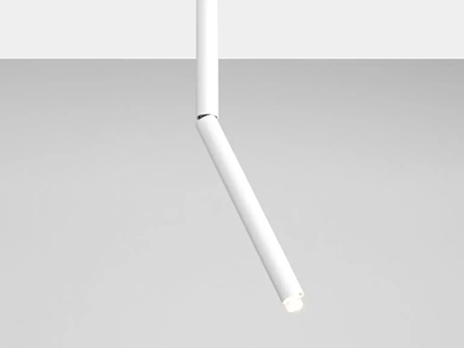 Best Biała wąska lampa sufitowa nad blat 1084PL_G_M STICK | Kaja Żyrandole Nowoczesne