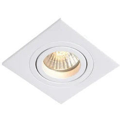 Sklep Kaja Białe, kwadratowe oczko podtynkowe LP-2780/1RS WH METIS | Kaja