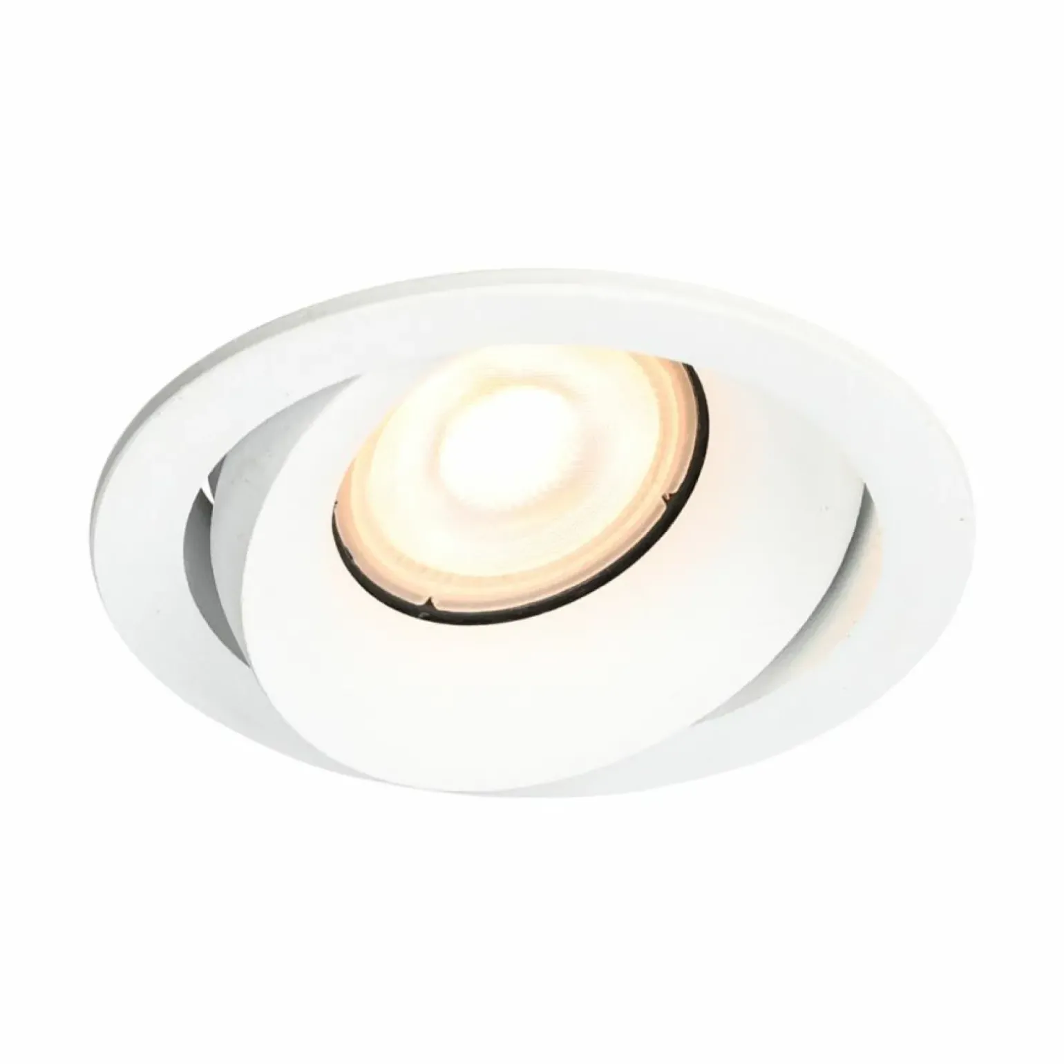 Sklep Kaja Białe, okrągłe, ruchome oczko wpuszczane DL-26260-GU10-WH OKER | Kaja