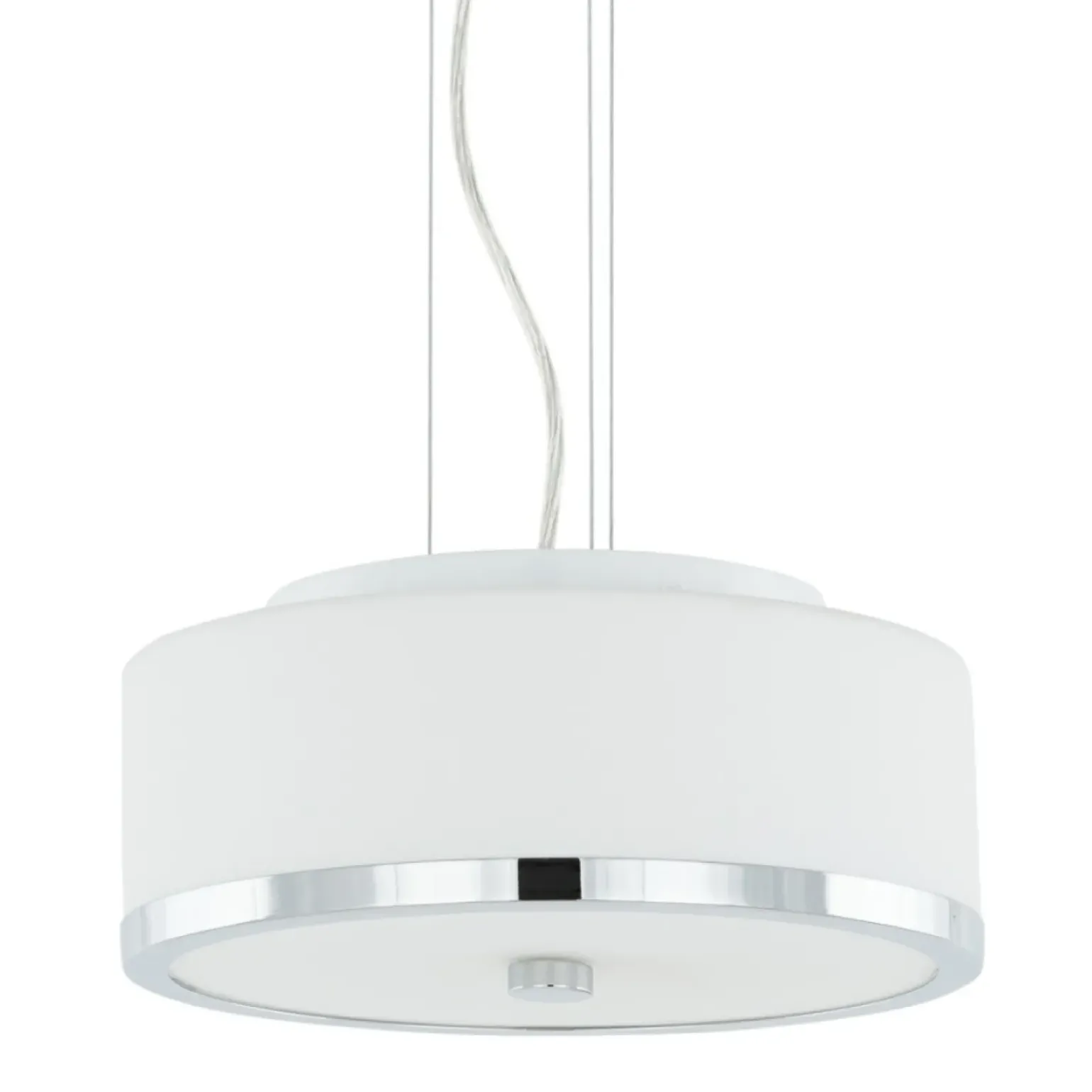 Best Sale Biało, srebrna lampa wisząca MA01806CD-002 LORIS | Kaja Oświetlenie Żyrandole Nowoczesne