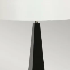 Sklep Kaja Biało-czarna lampa stołowa do salonu ASCENT-TL-BLK-W z serii ASCENT