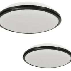 Sklep Kaja Biało-czarny plafon sufitowy, ochrona IP44 ML6404 z serii TERMA | Kaja Oświetlen