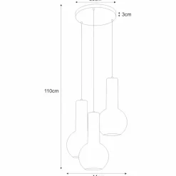 Store Biało-złota, druciana lampa wisząca K-4527 ARVI WHITE | Kaja Żyrandole Nowoczesne