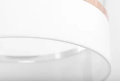 Sklep Kaja Biało-złota lampa wisząca, cztery abażury K-5213 z serii VICTORIA