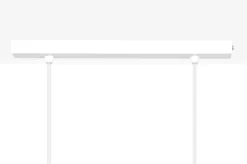 Sklep Kaja Biało-złota lampa wisząca, cztery abażury K-5213 z serii VICTORIA
