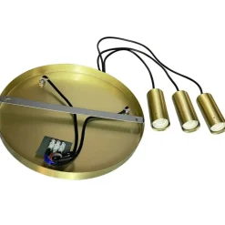 Fashion Biało-złota lampa wisząca, wąskie klosze LP-945/3P WH TIRANA | Kaja Żyrandole Nowoczesne