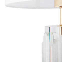 Sklep Kaja Biało-złota lampka nocna, do sypialni MOD304TL-01G z serii MUSE | Kaja