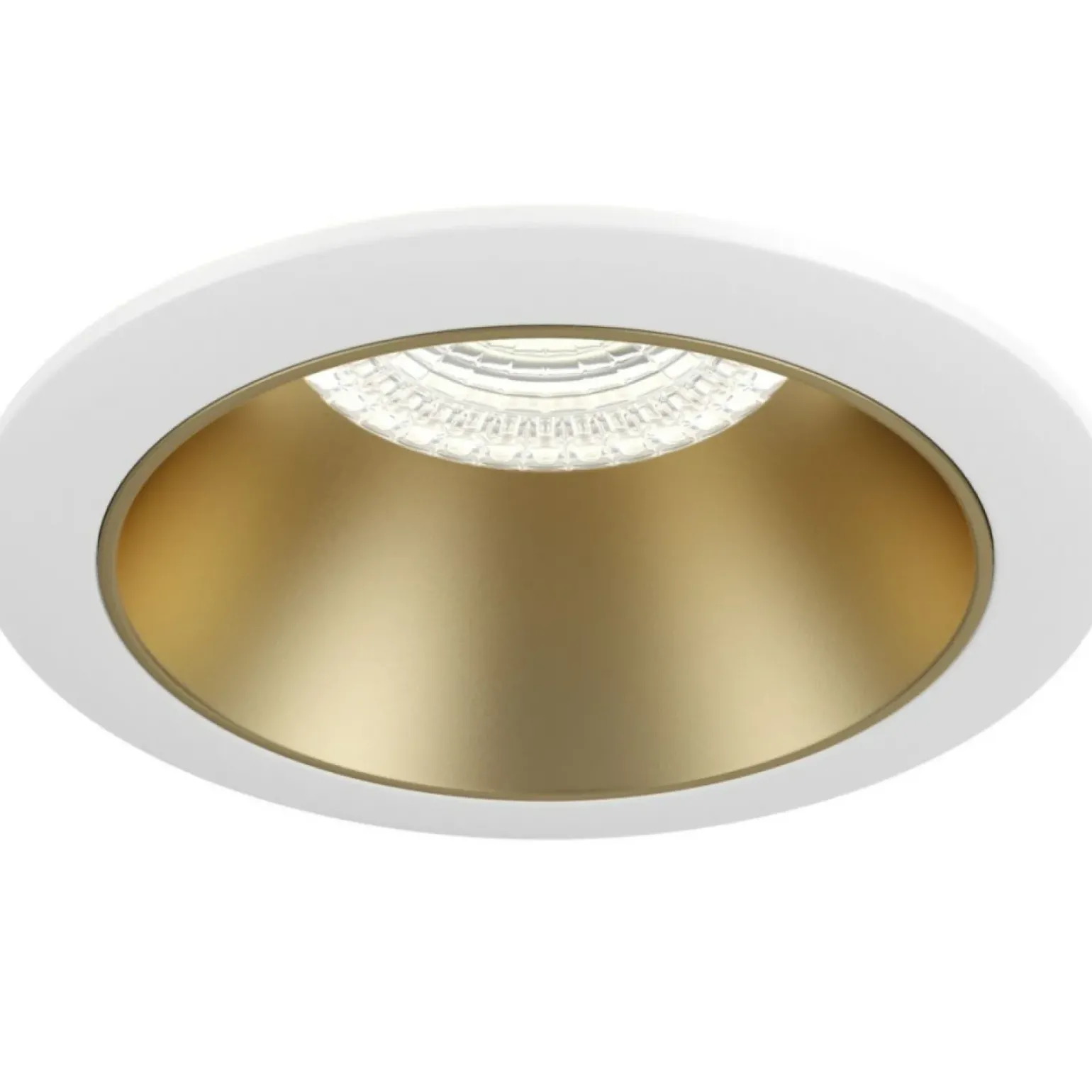 Sklep Kaja Biało-złota, okrągła oprawa oczko DL053-01WMG SHARE | Kaja Oświetlenie