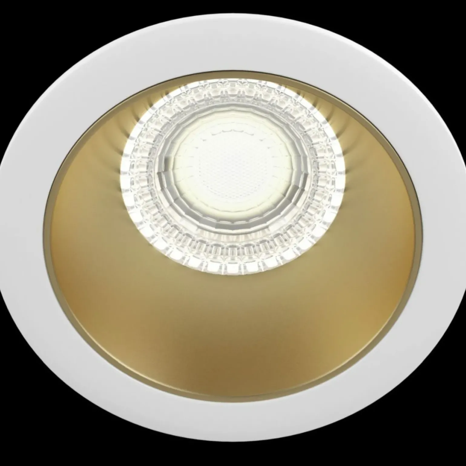 Sklep Kaja Biało-złota, okrągła oprawa oczko DL053-01WMG SHARE | Kaja Oświetlenie